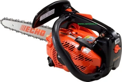 Motosega professionale Echo con barra Oregon e catena per taglio legno forestale e potatura