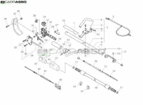 Impugnatura decespugliatore echo rm 4000 ricambi carrasso