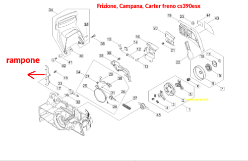 frizionecampanacarterfreno390esxcarrasso84