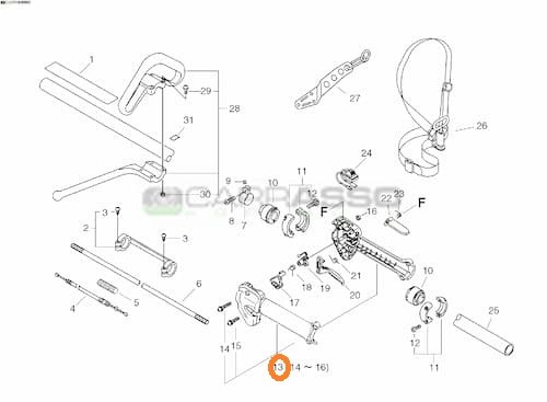 impugnatura-dx-decespugliatore-echo-srm335es-carrasso